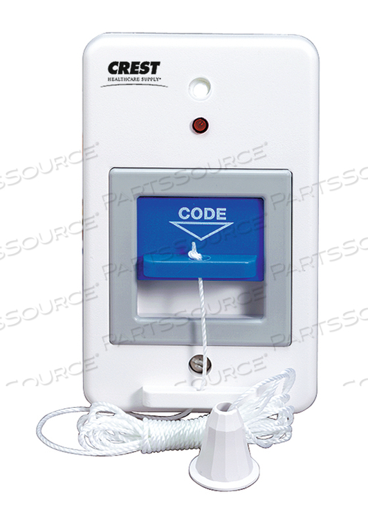OEM#: 5700CBPULLCORD СТАНЦИЯ, БЕЛАЯ, НЕЙЛОНОВЫЙ ШНУРОК, ПЛАСТИКОВЫЙ ПОДВЕСНОЙ КАБЕЛЬ, 24 В, 3 А, 2 ПОЛЮСА, 2,75 ДЮЙМА X 4,5 ДЮЙМА X 7 ФУТОВ, СООТВЕТСТВУЕТ FDA от Crest Healthcare