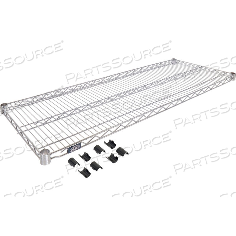 OEM#: S2454SСТАНДАРТНАЯ ПРОВОЛОЧНАЯ ПОЛКА, НЕРЖАВЕЮЩАЯ СТАЛЬ, 24 Ш X 54 Л от Precision Sourcing