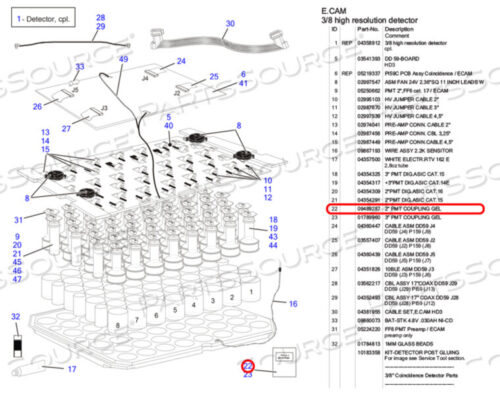 OEM#: 94892872 ГЕЛЬ ДЛЯ СВЯЗИ PMT от Siemens Medical Solutions