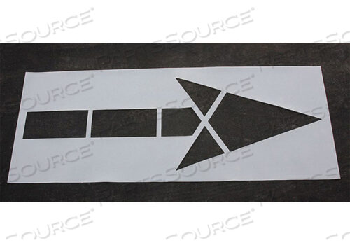 OEM#: STL-108-5000ТРАФАРЕТ ДЛЯ ТРОТУАРНОЙ МАТЕРИАЛИСТКИ 120 В MUTCD СТРЕЛКА 1/8 от RAE Products & Chemicals Corp.