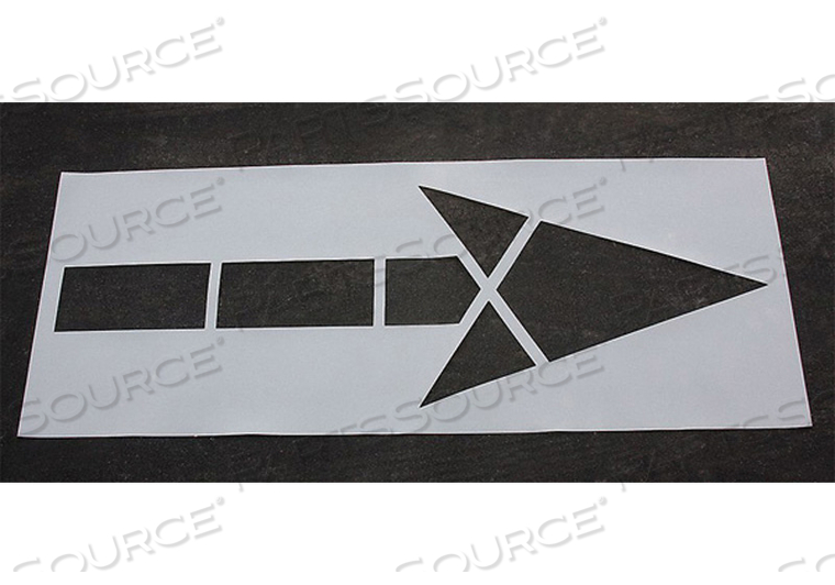 OEM#: STL-108-5000ТРАФАРЕТ ДЛЯ ТРОТУАРНОЙ МАТЕРИАЛИСТКИ 120 В MUTCD СТРЕЛКА 1/8 от RAE Products & Chemicals Corp.