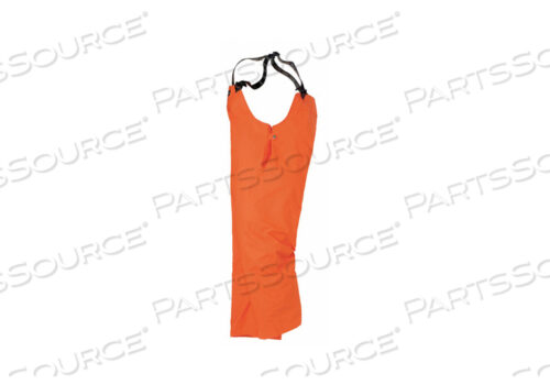 ПОЛУКОМБИНЕЗОН ОРАНЖЕВЫЙ ПВХ S