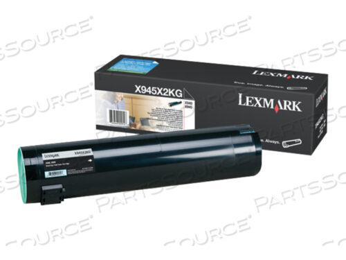 OEM#: X945X2KGTONER CARTRIDGE BLACK от Lexmark