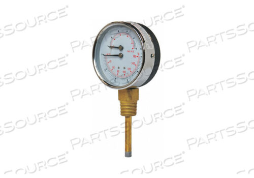 OEM#: TRI-HD-302L-EBOILER GAUGE ROUND 0-100 PSI 80 TO 320F от PIC Gauges