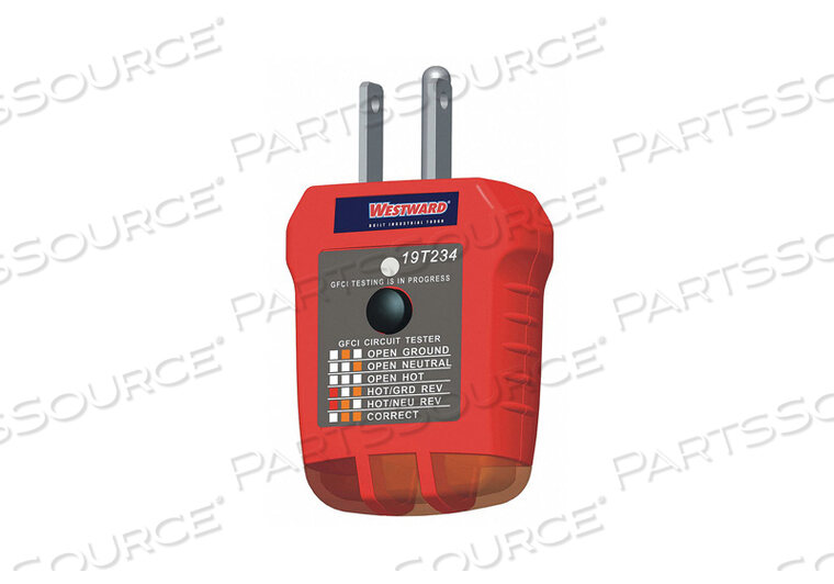 OEM#: 19T234ТЕСТЕР РОЗЕТОК С GFCI 110TO 125VAC от Westward