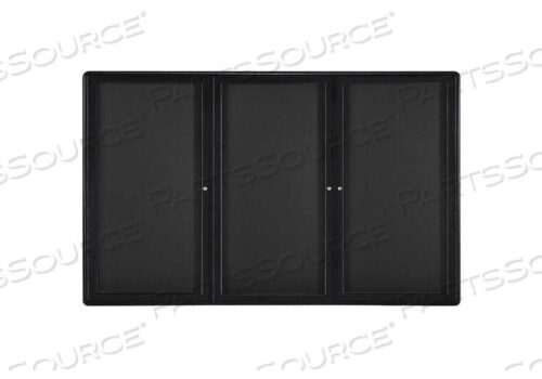 OEM#: OVK5-F95OVATION ДОСКА ОБЪЯВЛЕНИЙ - ДЛЯ ПОМЕЩЕНИЙ - 3 ДВЕРИ - ЧЕРНАЯ С ЧЕРНОЙ РАМКОЙ - 72 Ш X 48 В от Ghent