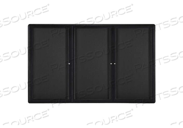 OEM#: OVK5-F95OVATION ДОСКА ОБЪЯВЛЕНИЙ - ДЛЯ ПОМЕЩЕНИЙ - 3 ДВЕРИ - ЧЕРНАЯ С ЧЕРНОЙ РАМКОЙ - 72 Ш X 48 В от Ghent