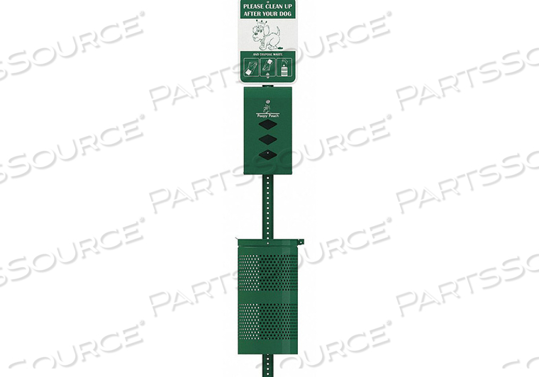 OEM#: PP-SD-01-3R200-WPPET СТАНЦИЯ ДЛЯ СБОРА ОТХОДОВ ВЕРТИКАЛЬНАЯ БЕЛАЯ 17 ГАЛЛОНОВ от Crown Products