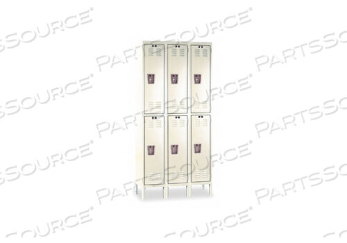 OEM#: U3286-2A-PTG3774 WRDRB LOCKR LVRD 3 WIDE 2 TIER TAN от Hallowell