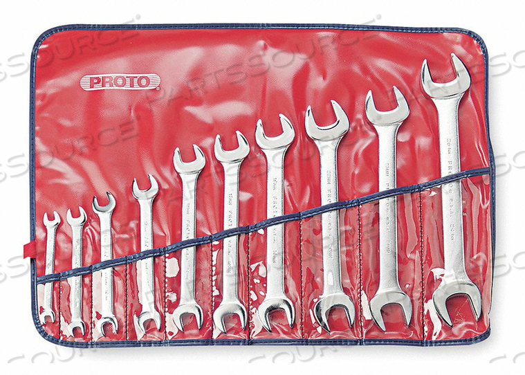 OEM#: J30000A НАБОР ГАЕЧНЫХ КЛЮЧЕЙ С ОТКРЫТЫМ ЗЕВОМ 15 ГРАДУСОВ 6-26 ММ 10 ШТ. от Proto