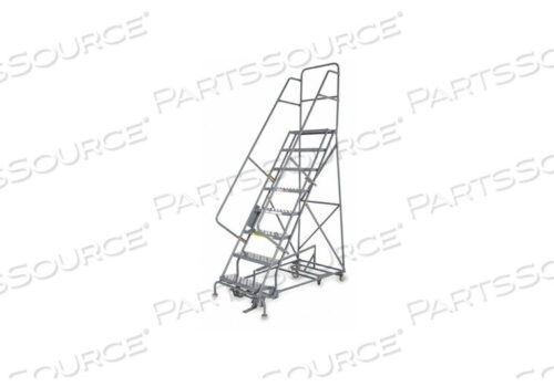 OEM#: KDED11124611 СТУПЕНЬКА ИЗ СТАЛЬНОЙ ЛЕГКОЙ ПОВОРОТНОЙ ЛЕСТНИЦЫ НА РОЛИКОВЫХ КОЛЕСАХ - СТАНДАРТНЫЙ УГОЛ от Tri-Arc