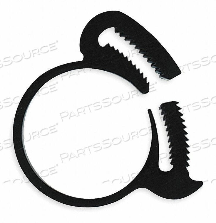 OEM#: HC-F-10PKMINI CLAMP 19/32 IN MIN DIA BLACK PK10 от Eldon James Corporation