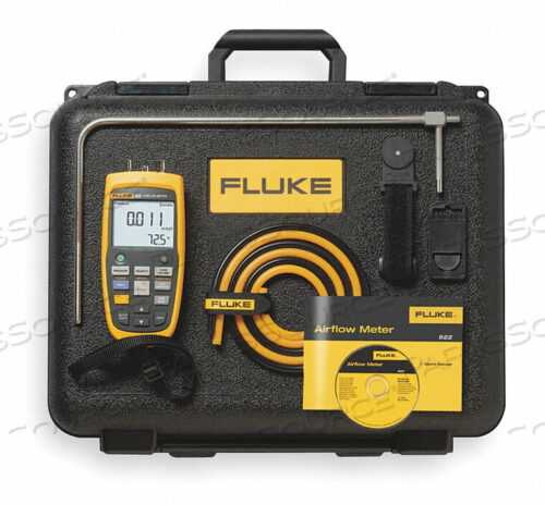 OEM#: FLUKE-922/KIТ Комплект ручного микроманометра от 0 до 16 дюймов водяного столба от Fluke Networks
