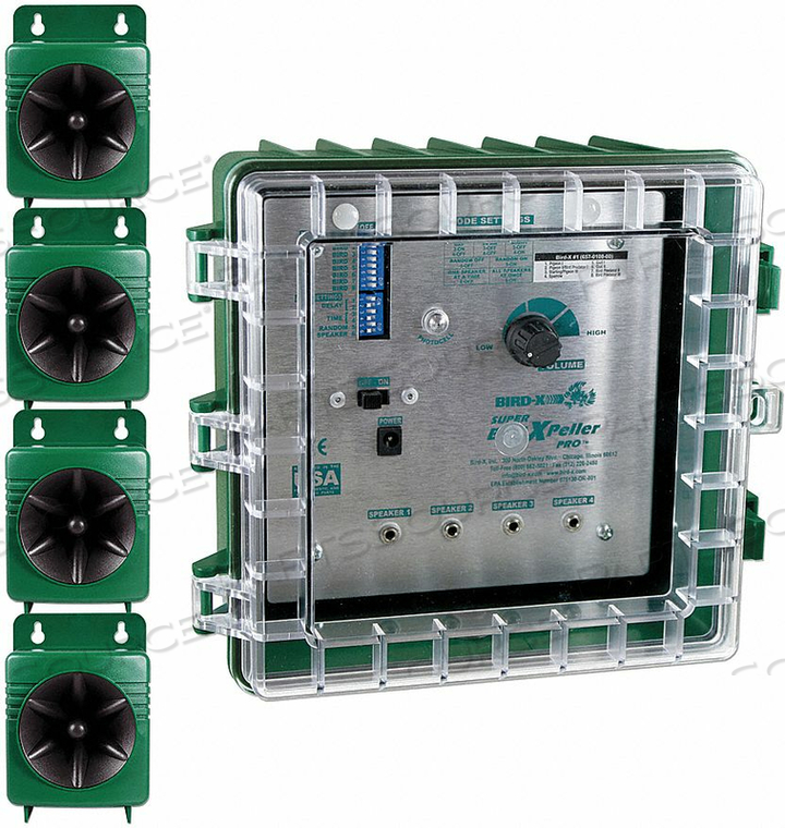 OEM#: SBXP-PRO-1SUPER BIRDXPELLER PRO BIRD DETERRENT DEVICE by Bird-X