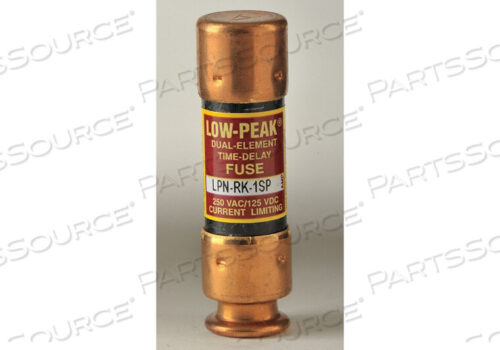 OEM#: LPN-RK-1SPFUSE, ЗАДЕРЖКА СРАБАТЫВАНИЯ, КЛАСС RK1, 250 В переменного тока, 1 А от Cooper Bussmann