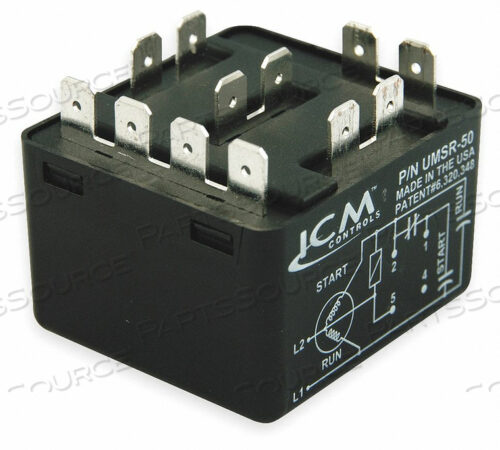 OEM#: UMSR-50BУНИВЕРСАЛЬНОЕ РЕЛЕ ПУСКА ДВИГАТЕЛЯ 50 А от ICM Controls