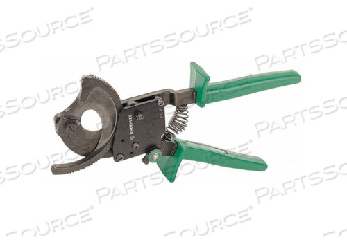 OEM#: 759КАБЕЛЬНЫЙ РЕЗАК, КОМПАКТНЫЙ С ХРАПОВЫМ МЕХАНИЗМОМ, АЛЮМИНИЙ, МЕДЬ, КАБЕЛЬ СВЯЗИ, 10,5 ДЮЙМА OAL от Greenlee