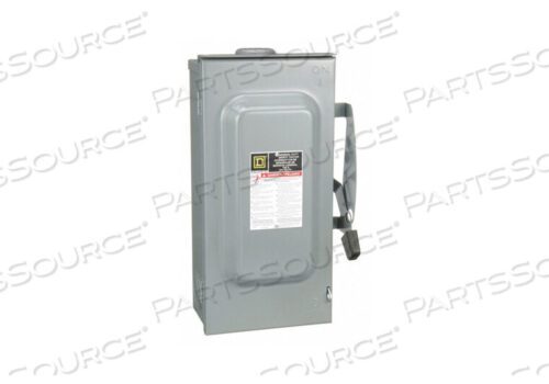 OEM#: D323NRBАВАРИЙНЫЙ ВЫКЛЮЧАТЕЛЬ 240 В переменного тока 3PST 100 АМПЕР переменного тока от Square D