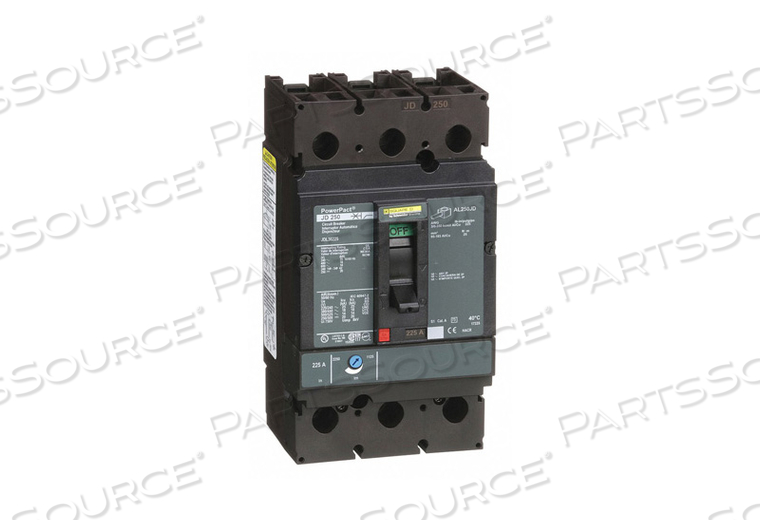 OEM#: JDL36225АВТОМАТИЧЕСКИЙ ВЫКЛЮЧАТЕЛЬ 225A 3P 600VAC JD by Square D