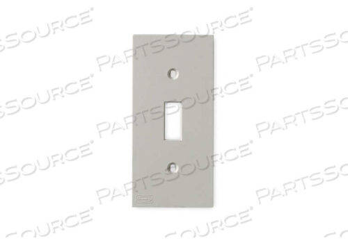OEM#: KP1TOGGLE FACEPLATE WHITE PVC PLATES от Hubbell Incorporated, Wiring Device-Kellums