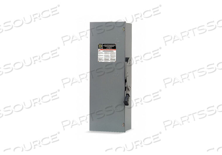 OEM#: DTU463АВАРИЙНЫЙ ВЫКЛЮЧАТЕЛЬ 600VAC 4PDT 100 AMPS AC от Square D