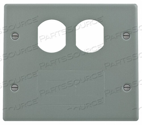 OEM#: HBL4747BFGYPLATE 4000 SERIES RACEWAY PLATES от Hubbell Incorporated, Wiring Device-Kellums