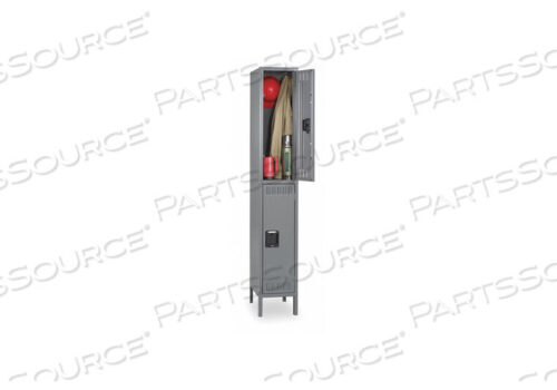 OEM#: DTK-121836-1MGШКАФЧИК ГАРДЕРОБНЫЙ LVRD 1 ШИРИНА 2 ЯРУСА СЕРЫЙ от Tennsco Corp.