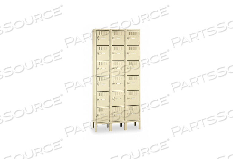 OEM#: BS6-121512-3 ШКАФЧИК ДЛЯ ПЕСОЧНИЦЫ С ЖАЛЮЗИЯМИ, 3 ШИРИНЫ, 6 ЯРУСОВ, ДЛЯ ПЕСКА от Tennsco Corp.