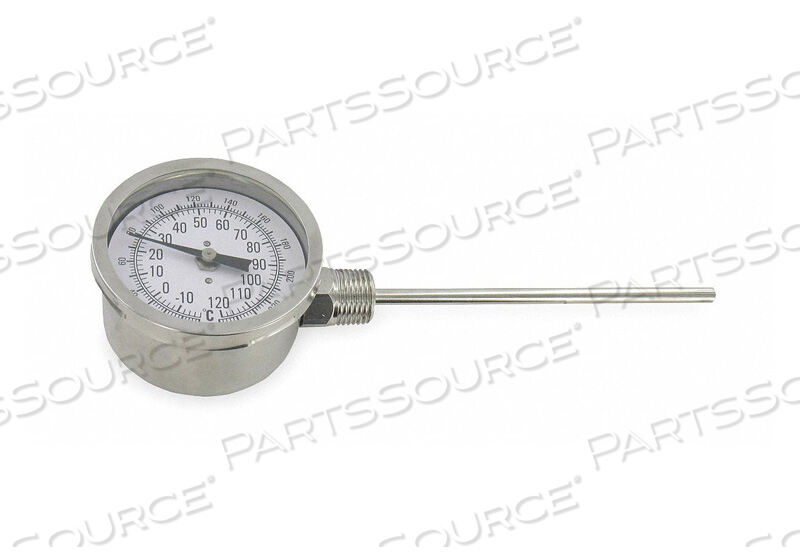 OEM#: BTLR3255DБИМЕТАЛЛИЧЕСКИЙ ТЕРМОМЕТР С 3-ВЫМ ШКАЛОЙ ОТ 0 ДО 250F от Dwyer Instruments