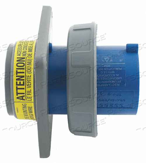 OEM#: HBL5100B6WPIEC ВХОДНОЙ ШТИФТ И ВТУЛКА 125A 240/415V от Hubbell Incorporated, Wiring Device-Kellums