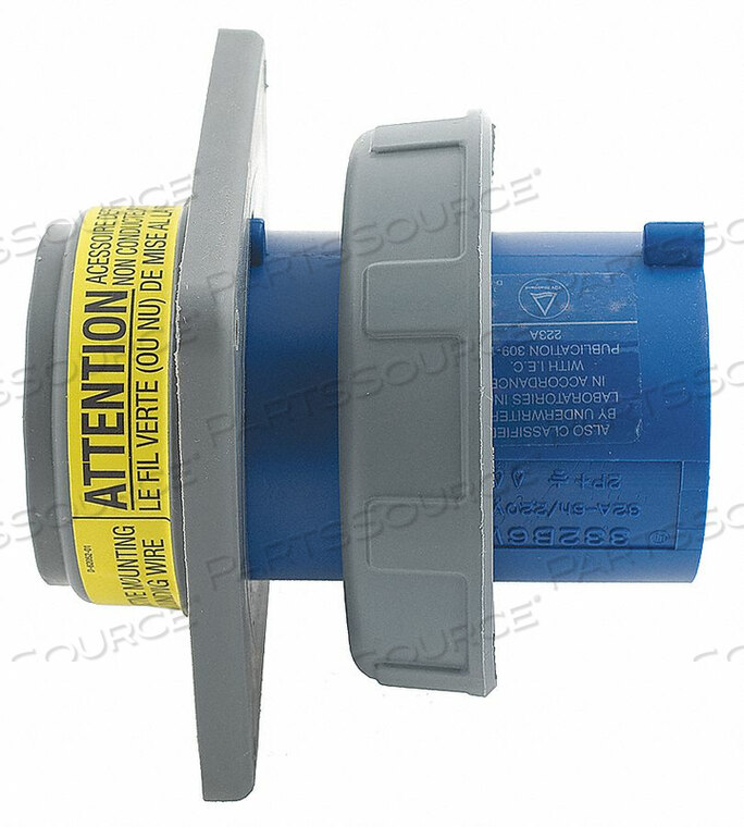 OEM#: HBL5100B6WPIEC ВХОДНОЙ ШТИФТ И ВТУЛКА 125A 240/415V от Hubbell Incorporated, Wiring Device-Kellums