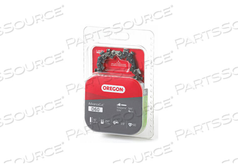 OEM#: D60SAW ЦЕПЬ 16 ДЮЙМОВ. .050 ДЮЙМА. ШАГ 3/8 ДЮЙМА от Oregon