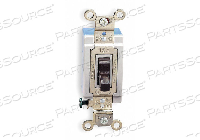 OEM#: HBL1202WALL SWTCH 2-POLE 120/277V 15A BRN TOGGL от Hubbell Incorporated, Wiring Device-Kellums