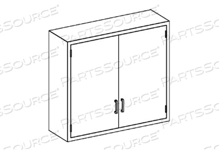 OEM#: 2020235000ШКАФ НАСТЕННЫЙ 35Ш X 30В X 13Г С (2) ПОЛКАМИ ИЗ НЕРЖАВЕЮЩЕЙ СТАЛИ С ДВЕРЦЕЙ НА ШАРНИРАХ ОТ Blickman