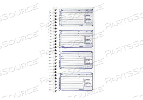 SPARCO PRODUCTS TELEPHONE MESSAGE BOOK