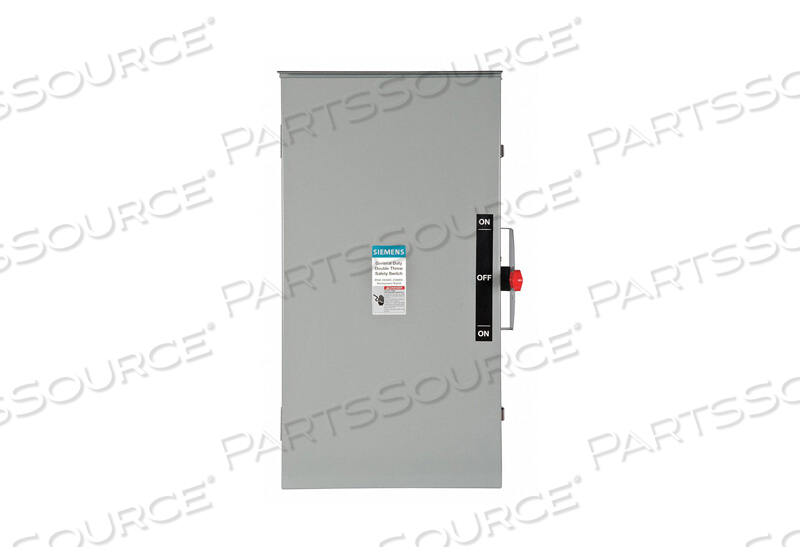 OEM#: DTGNF224NRАВАРИЙНЫЙ ВЫКЛЮЧАТЕЛЬ 240 В переменного тока 2PST 200 AMPS AC от Siemens