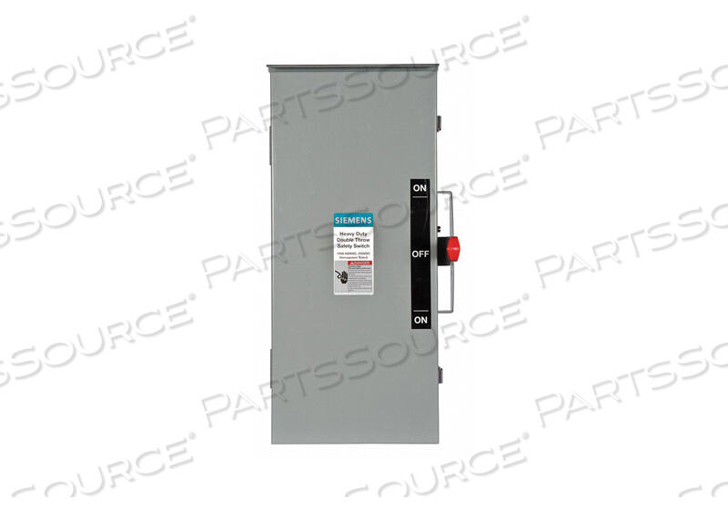 OEM#: DTNF363RБЕЗОПАСНЫЙ ВЫКЛЮЧАТЕЛЬ 600 В переменного тока 3PST 100 AMPS AC от Siemens