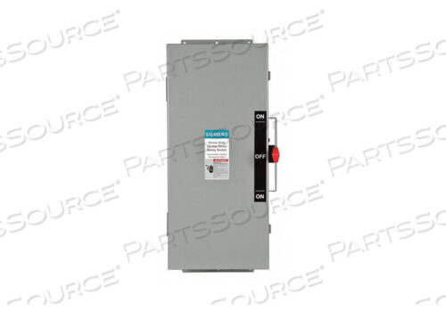 OEM#: DTNF363JАВАРИЙНЫЙ ВЫКЛЮЧАТЕЛЬ 600 В переменного тока 3PST 100 AMPS AC от Siemens