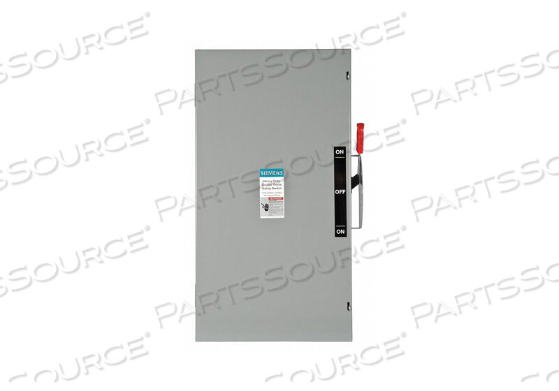 OEM#: DTNF224АВТ. ВЫКЛЮЧАТЕЛЬ БЕЗОПАСНОСТИ 240 В ПЕРЕМЕННОГО ТОКА 2PST 200 А ПЕРЕМЕННОГО ТОКА от Siemens