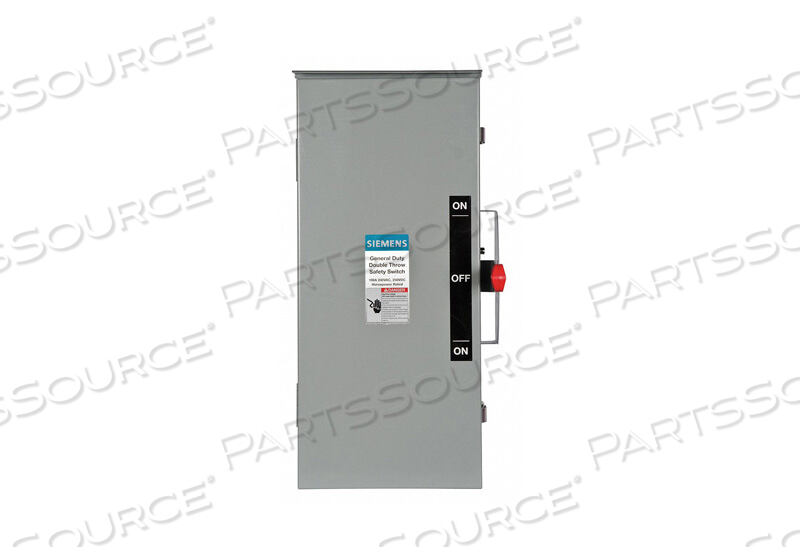 OEM#: DTGNF223NRАВАРИЙНЫЙ ВЫКЛЮЧАТЕЛЬ 240 В переменного тока 2PDT 100 AMPS AC от Siemens