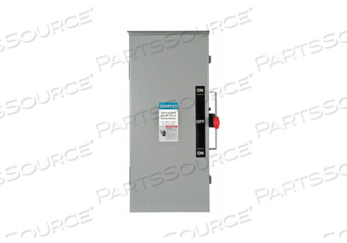 OEM#: DTGNF323NRАВАРИЙНЫЙ ВЫКЛЮЧАТЕЛЬ 240 В переменного тока 3PST 100 AMPS AC от Siemens