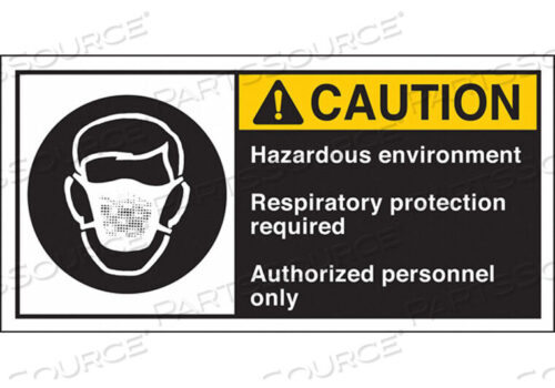 OEM#: 96168ПРЕДУПРЕЖДАЮЩАЯ НАКЛЕЙКА 2-1/2INHX5INW HP POLY. PK5 от Brady Americas