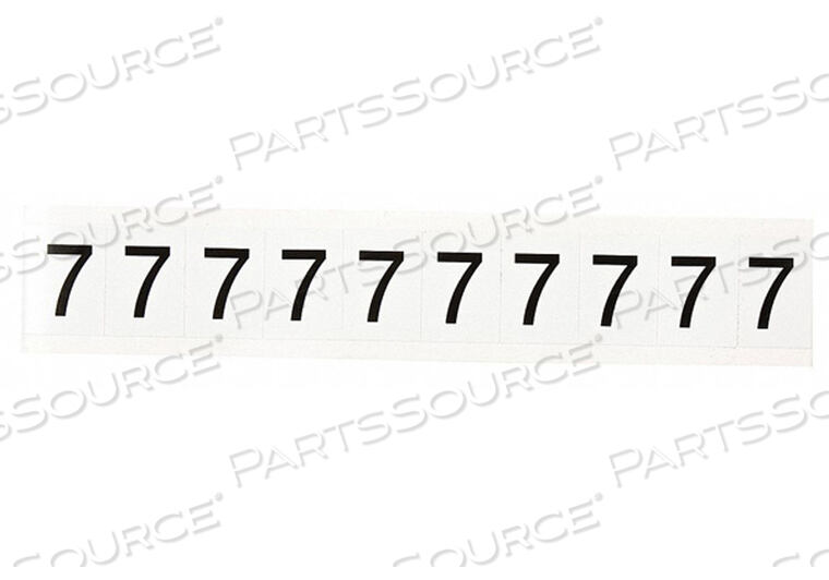 OEM#: 9713-7НОМЕР ЭТИКЕТКИ 1-1/2 H 1-1/6 W PK10 от Brady Americas