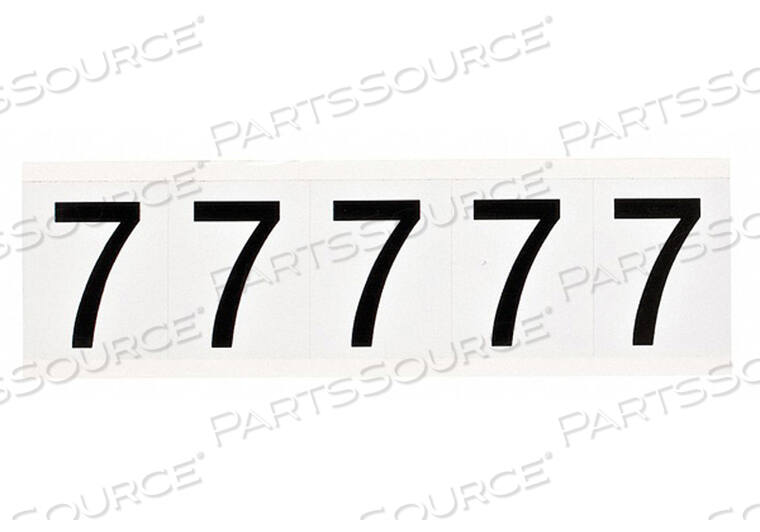 OEM#: 9714-7НОМЕР ЭТИКЕТКИ 2-1/4 H 1-13/16 W PK5 от Brady Americas