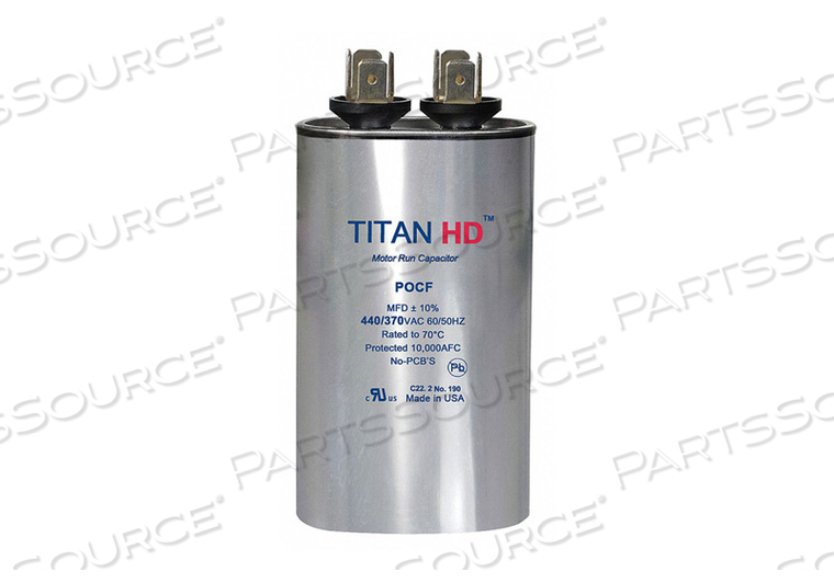 OEM#: POCF55AMOTOR RUN CAPACITOR 55 MFD 440V OVAL от Titan HD