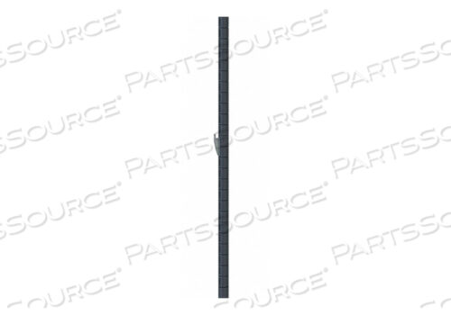 OEM#: 86UPQBLMETRO 86UPQBL QWIKSLOT MOBILE-READY WIRE SHELVING POST, BLACK, 86H by Intermetro Industries (Emerson)