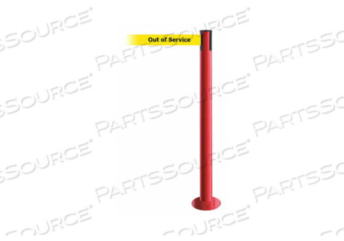 OEM#: 889F-21-21-MAX-NO-YEX-CФИКСИРОВАННЫЙ СТОЛБ ОГРАЖДЕНИЯ С РЕМНЕМ 13 ФУТОВ Д от Tensabarrier