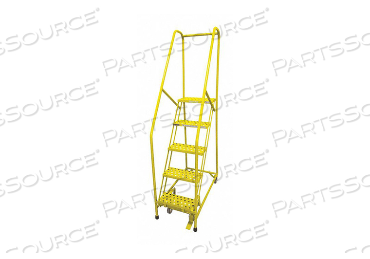 OEM#: 1005R1820A6E10B4C2P6СТАЛЬНАЯ ЛЕСТНИЦА НА КОЛЕСАХ, 80 ДЮЙМОВ, ЖЕЛТАЯ, от Cotterman