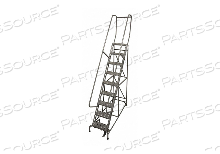 OEM#: 1009R1824A1E10B4AC1P6ROLLING LADDER STEEL 120IN. H. GRAY by Cotterman
