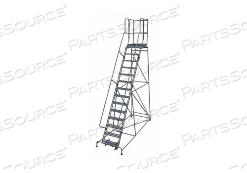 OEM#: 1514R2642A1E20B4W5C1P3ROLLING LADDER STEEL 182IN. H. GRAY by Cotterman